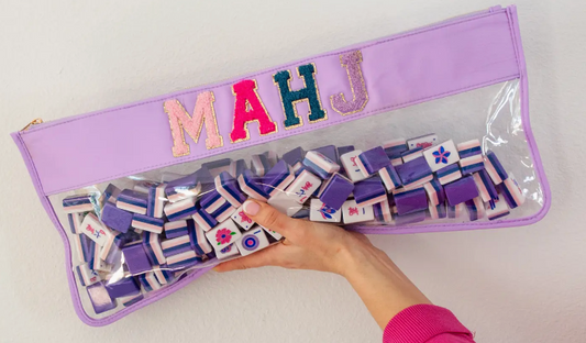 Lilac Mahjong Bag
