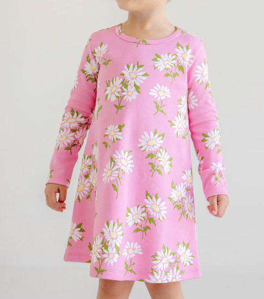 Long Sleeve Polly Play Dress - Darien Daisy