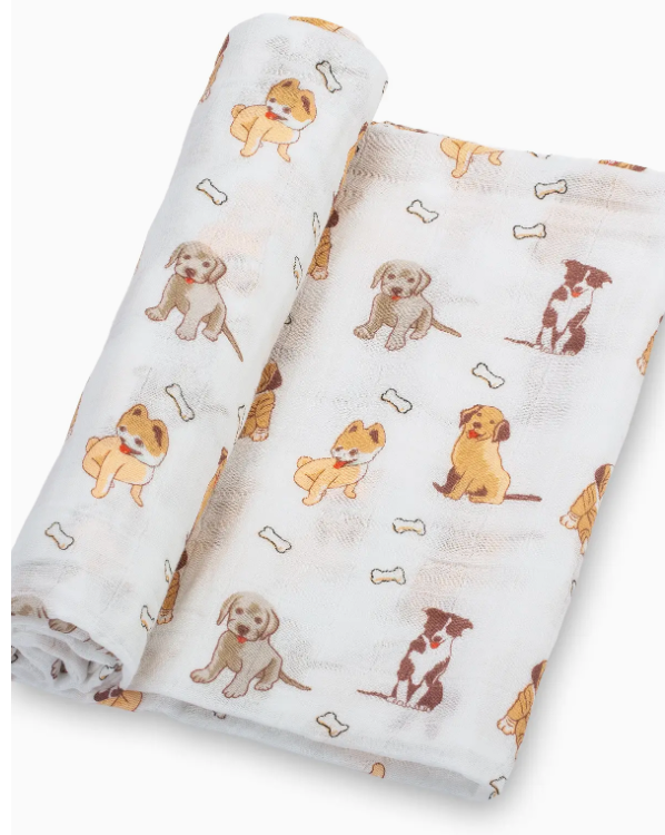 Woof Woof Baby Swaddle Blanket