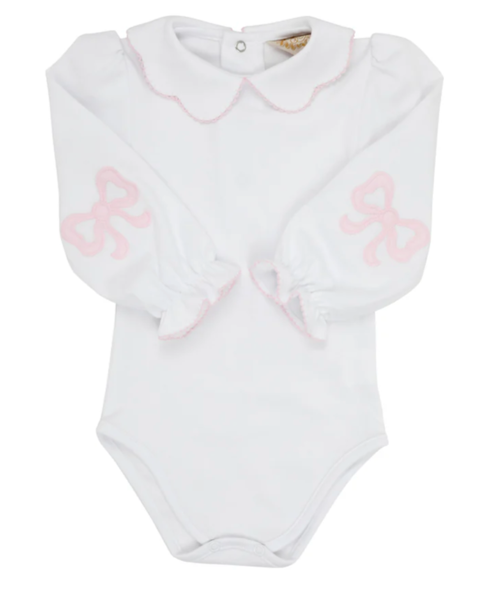 Emma's Elbow Patch Top & Onesie Pink