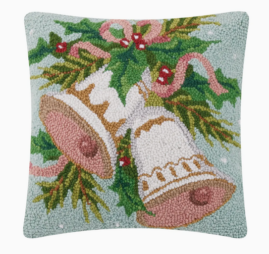 Christmas Bells Hook Pillow