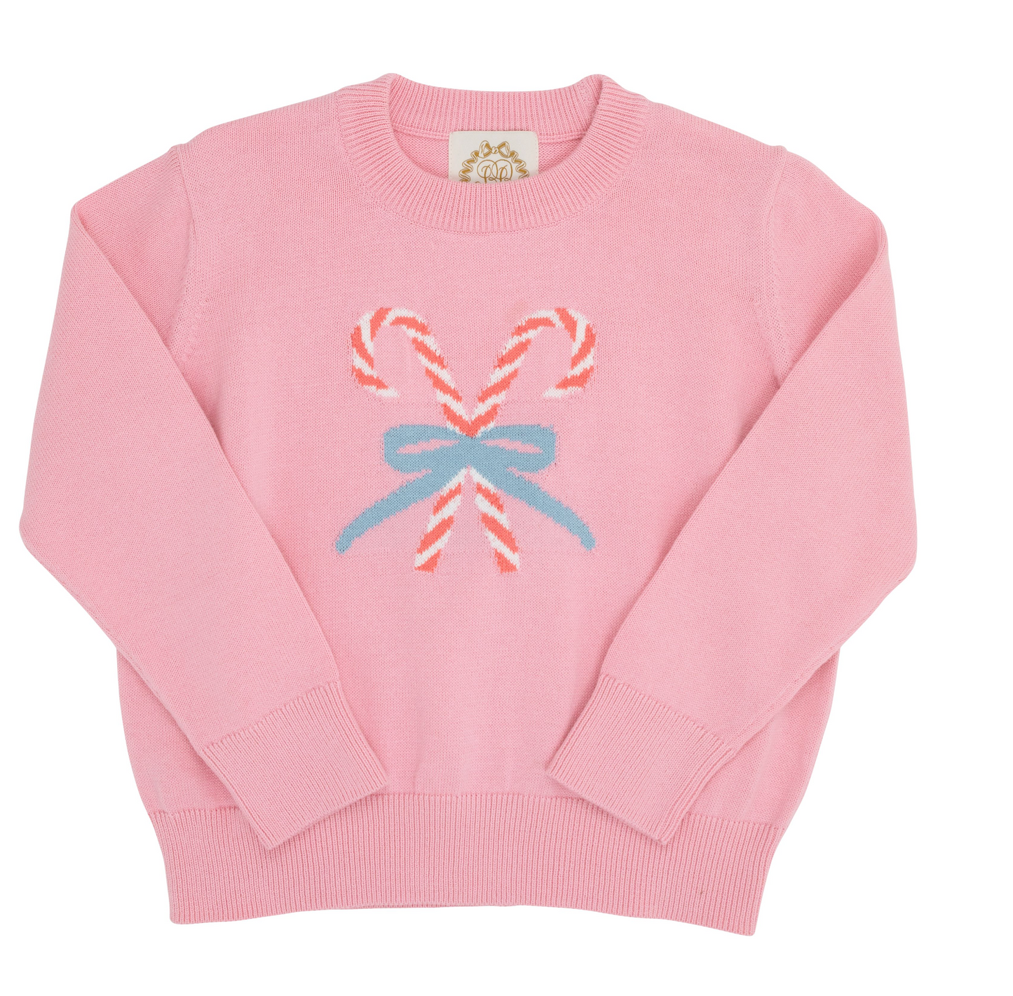 Isabelle's Intarsia Sweater-Hamptons Hot Pink