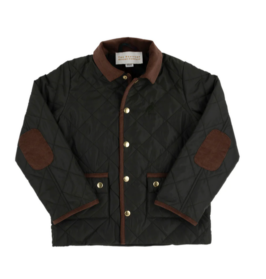 Caldwell Quilted Coat-Montague Moss