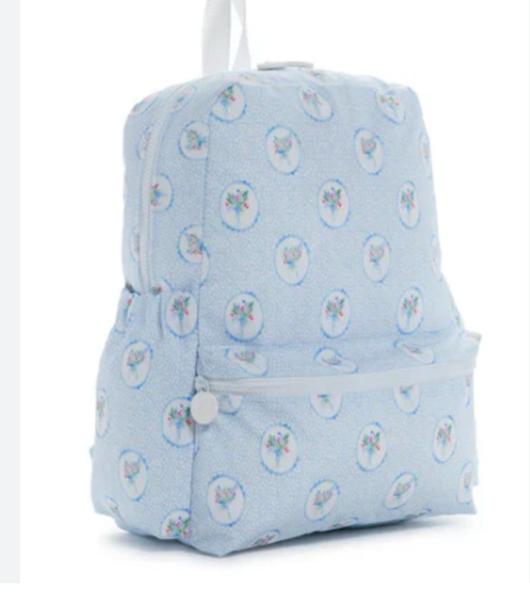 Backpack -Floral Medallion - Blue