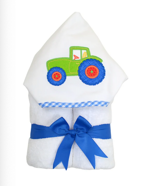 Tractor Everykid Towel - Blue