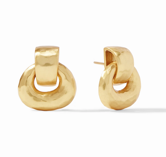 Avalon Demi Doorknocker Earring-Gold