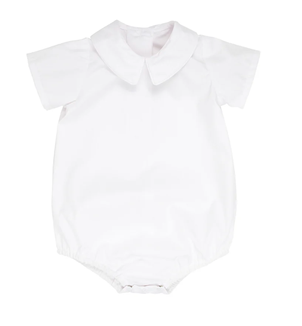 Peter Pan Collar Shirt & Onesie (Short Sleeve Woven)