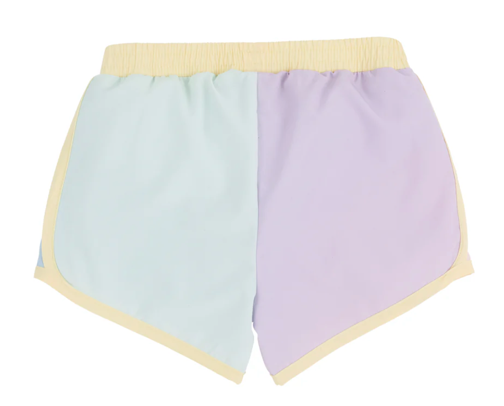 Prepletic™ Shimmy Shake Shorts Palm Beach Pink, Beale Street Blue, Sea Island Seafoam, Lauderdale Lavender & Bellport Butter Yellow with Worth Avenue White Stork Regular price