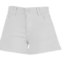 Jane High Rise Short- Optic White