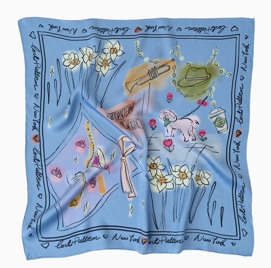 New York Silk Scarf