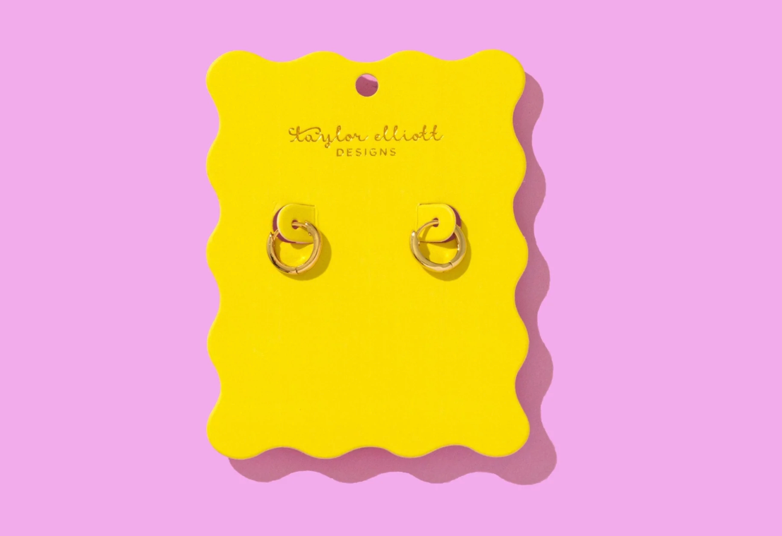 Julia Huggie Earrings