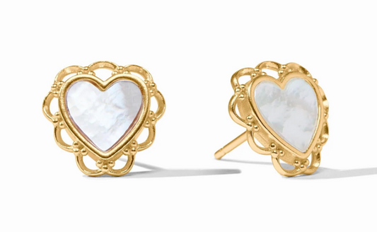 Lace Heart Stud