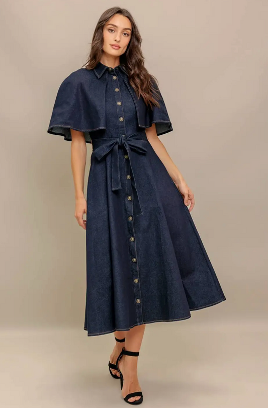 Denim Midi Dress
