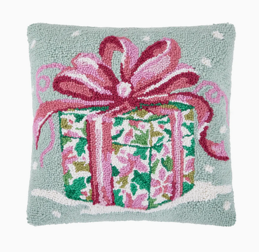 Pink Present Hook Pillow
