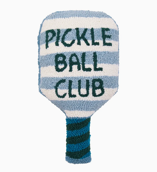 Shaped Pickle Ball Paddle Hook Pillow