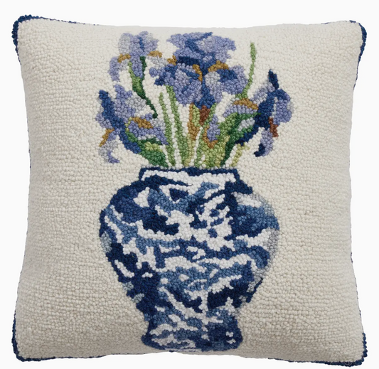 Chinoiserie Flowers Hook Pillow