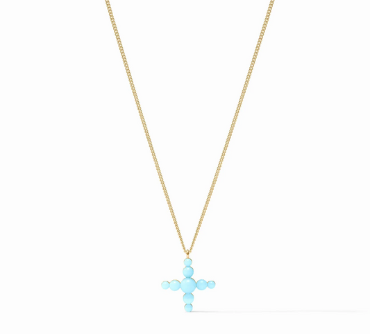 Gumdrop Cross Delicate Necklace