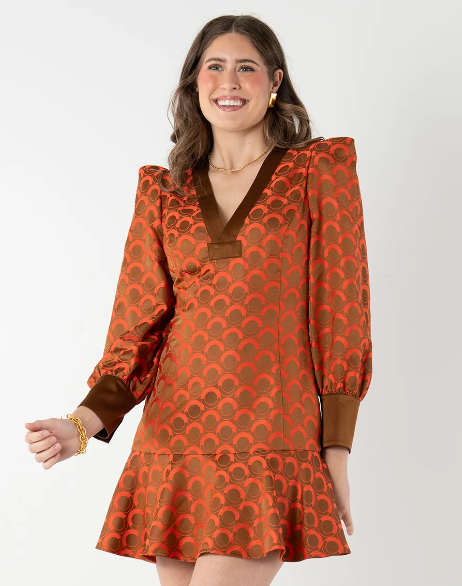 Jenny Dress-Tangerine