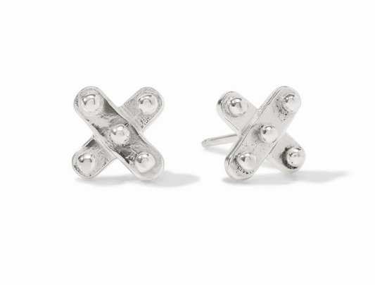 SoHo Demi X Stud-Silver
