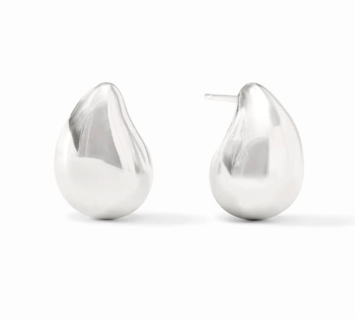 Wave Earring-Silver-S