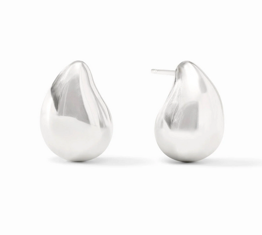 Wave Earring-Silver-S