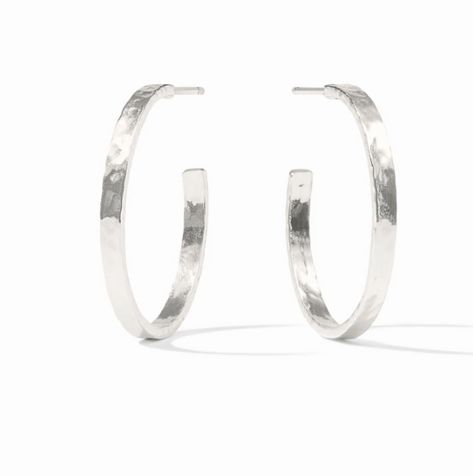 Crescent Hoop-Silver-M