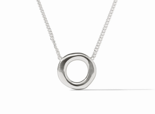 Wave Circle Delicate Necklace