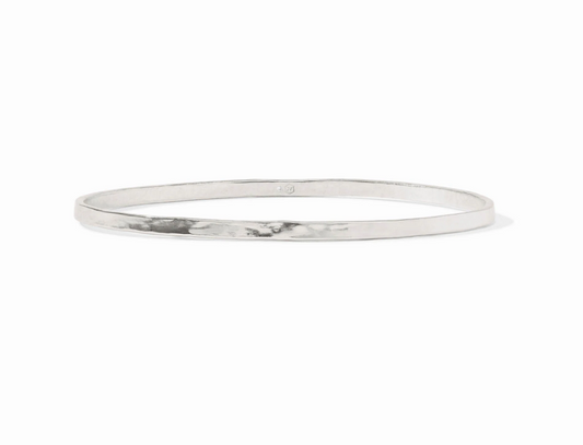 Crescent Bangle-Silver