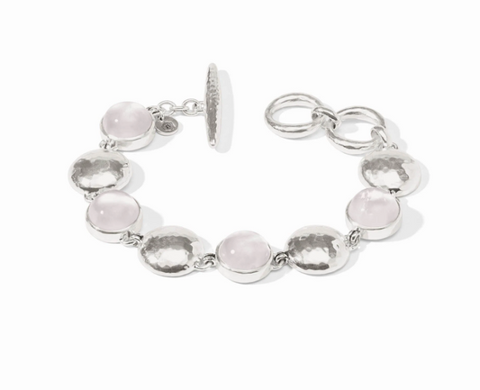 Solara Stone Bracelet-Silver