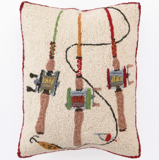 Fishing Rods Hook Pillow