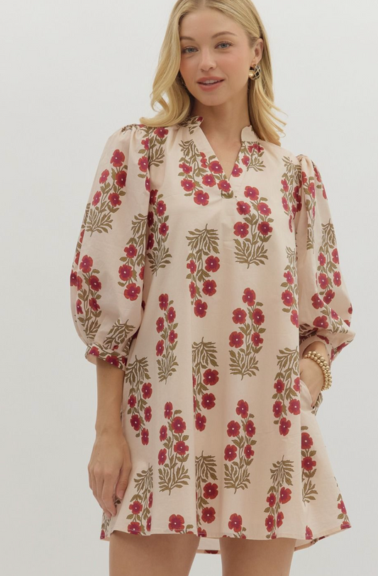 Red Ecru Dress
