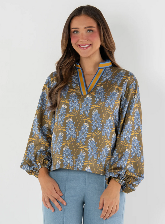 Lolli Top-Bluebonnet
