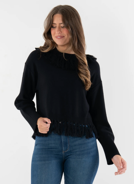 Sienna Sweater-Fringe