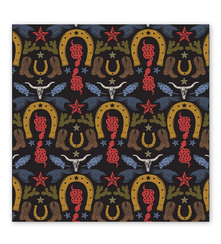 Silk Scarf-Lone Star