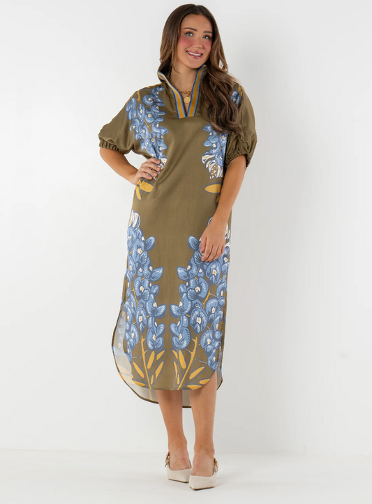Poppy Caftan - Bluebonnet