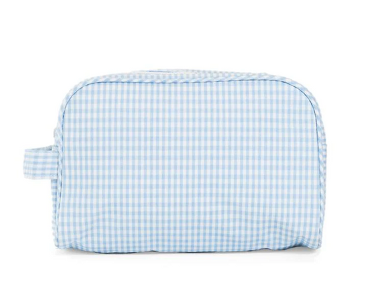 Dopp Bag-Gingham Mist