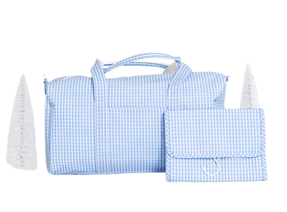 Weekender Gift Set-Gingham Sky