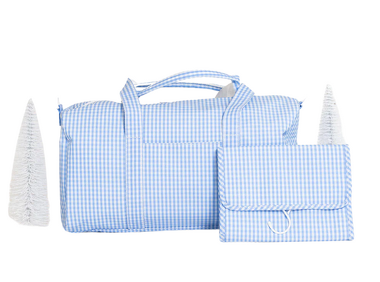 Weekender Gift Set-Gingham Sky
