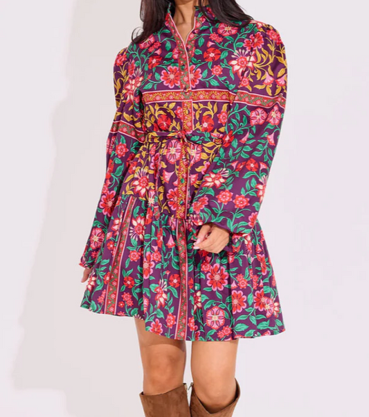 Adele Dress - Medieval Floral