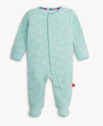 Blue Polaris Waffle Footie