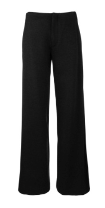MEG - WIDE LEG PANTS W/ TROUSERS- Charcoal