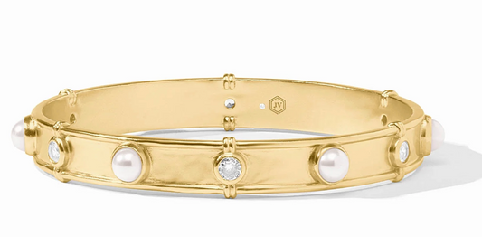 Tribeca Bangle- pearl- S