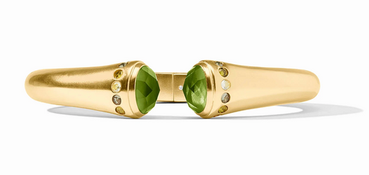 Rainbow Demi Cuff- Iridescent Palmetto Green
