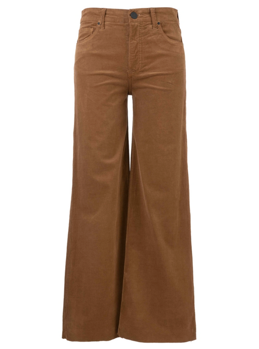 Meg High Rise Fab Ab Wide-Cognac