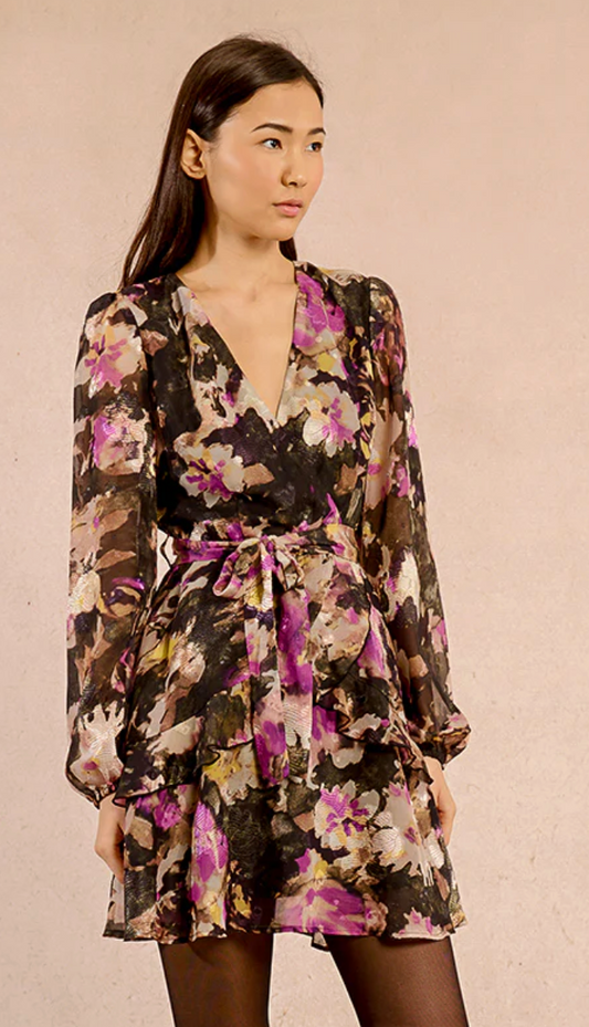 Ladies Woven Dress- Black Coltilde