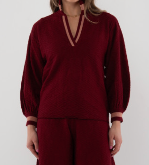 Lolli Sweater - Merlot