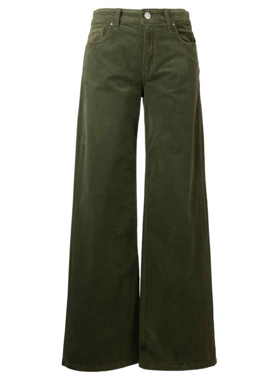 JEAN HIGH RISE WIDE LEG CLEAN HEM