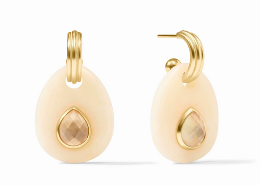 Carnaby Hoop & Charm Earring