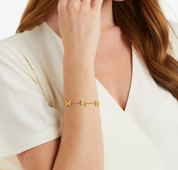 Butterfly Delicate Bracelet Gold