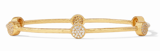 Milano Luxe Bangle - Pave Cubic Zirconia